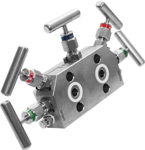 Válvula manifold 5 vias Válvula manifold 5 vias