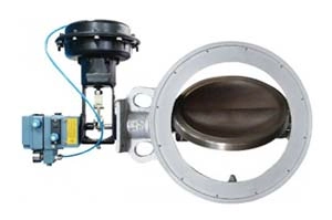 Válvula borboleta com atuador pneumático Válvula borboleta com atuador pneumático