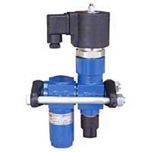 válvula pneumática com solenoide