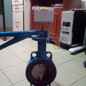 Válvula de controle pneumática borboleta