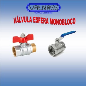 Válvula esfera monobloco